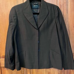Dana Buchman brown blazer